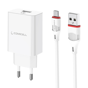 Slika od Kucni punjac Comicell Superior CO-BA21A Fast QC3.0 18W 3A Micro USB beli